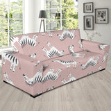 Cute Zebra Pattern Sofa Slipcover