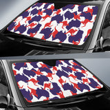 Kangaroo Australian Pattern Car Sun Shade