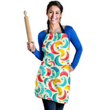 Colorful Moon Pattern Adjustable Apron