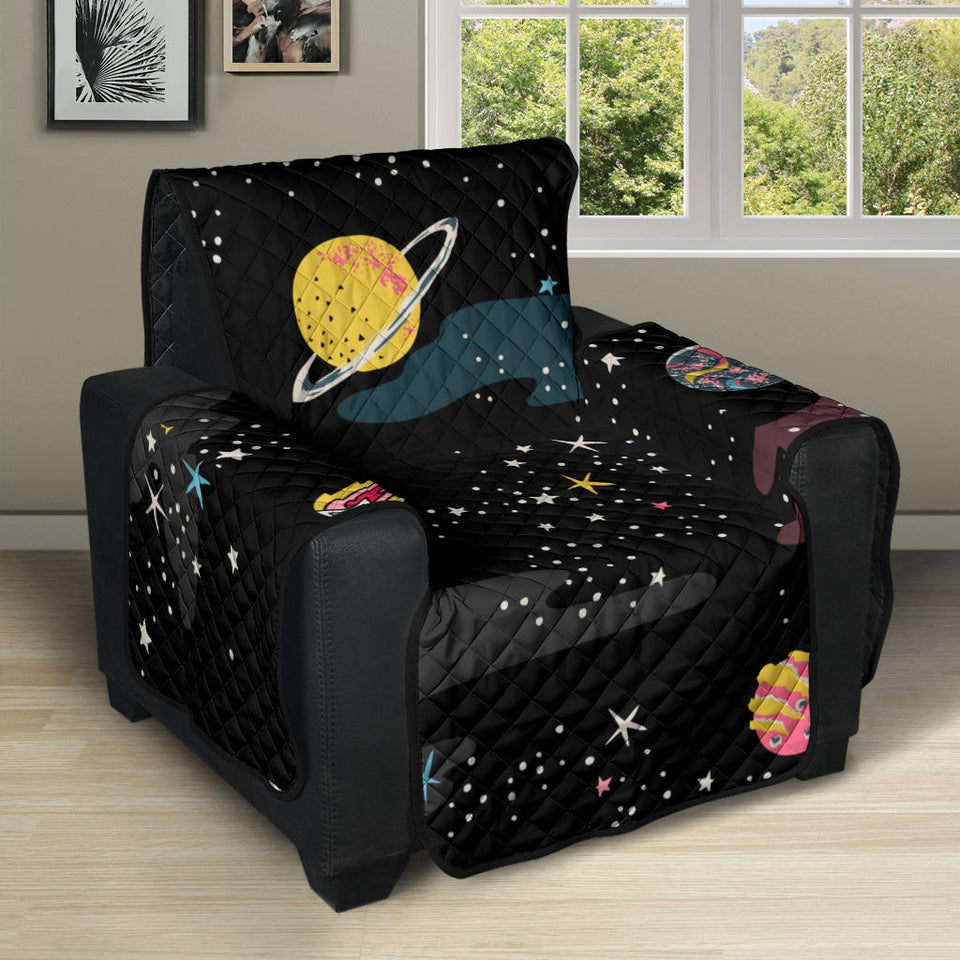 space pattern Recliner Cover Protector