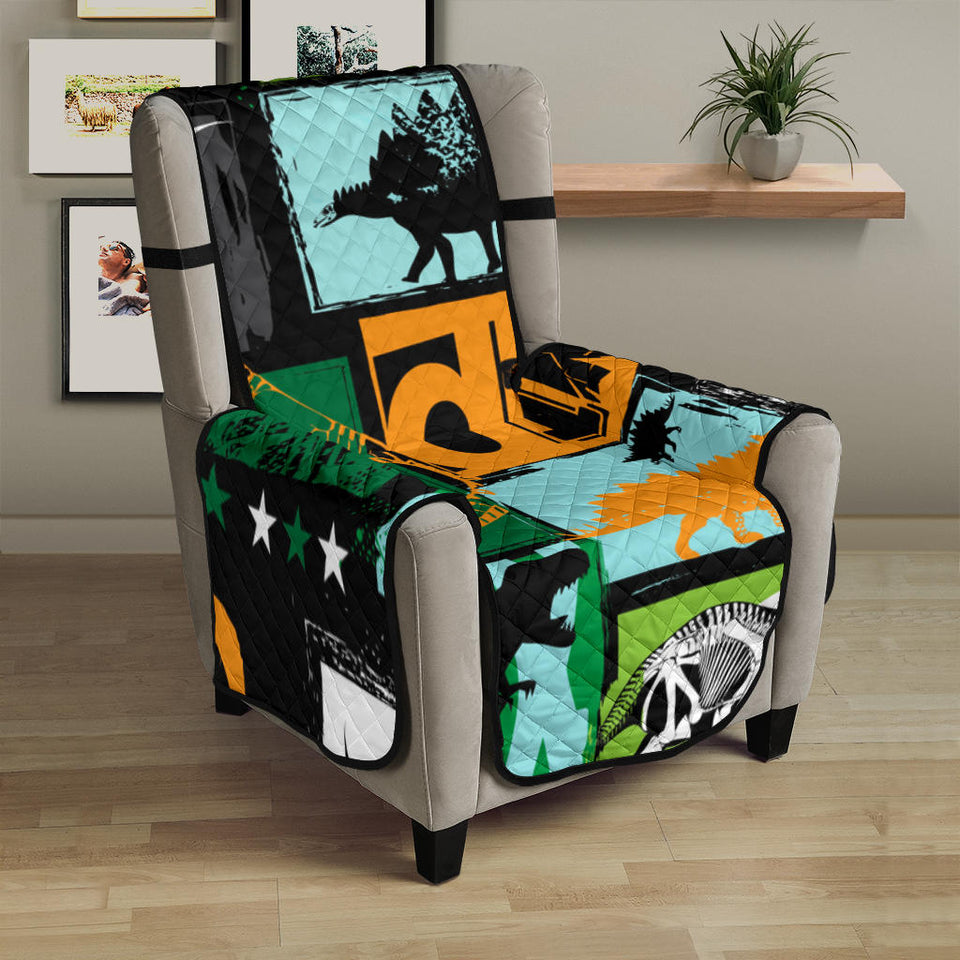 dinosaurs print pattern Chair Cover Protector