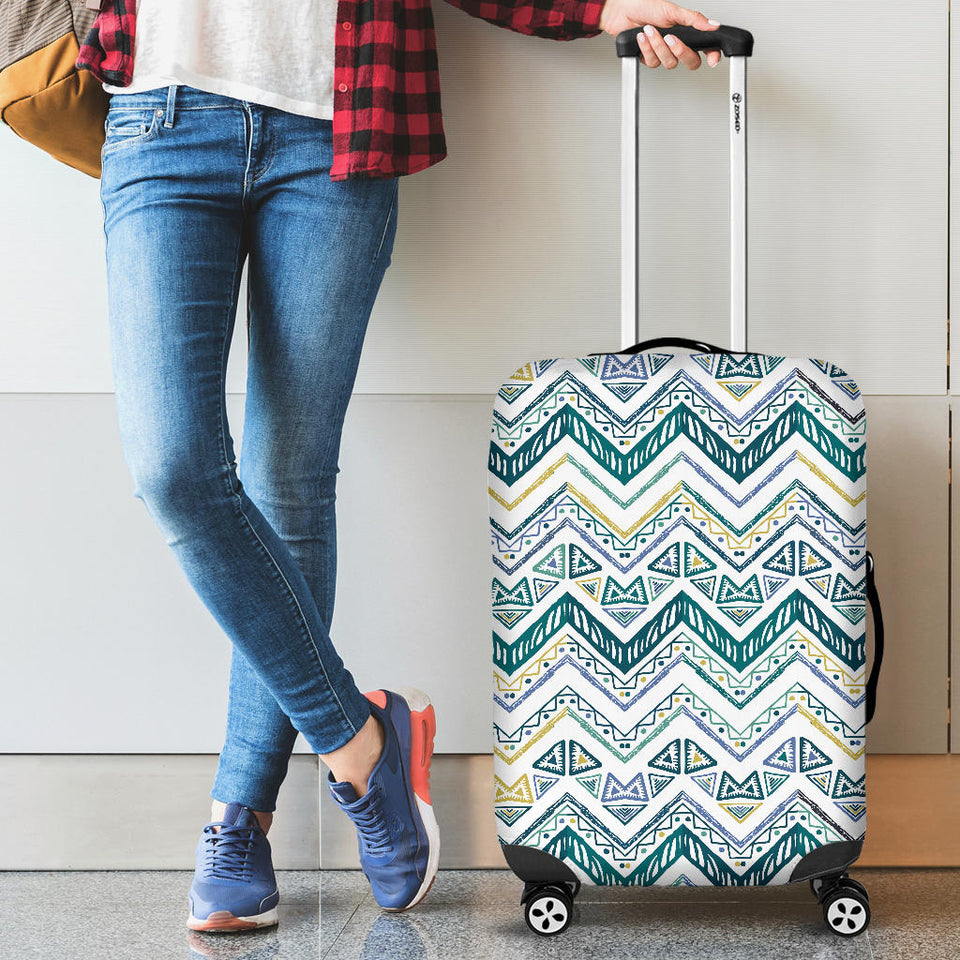 Zigzag  Chevron Paint Design Pattern Cabin Suitcases Luggages