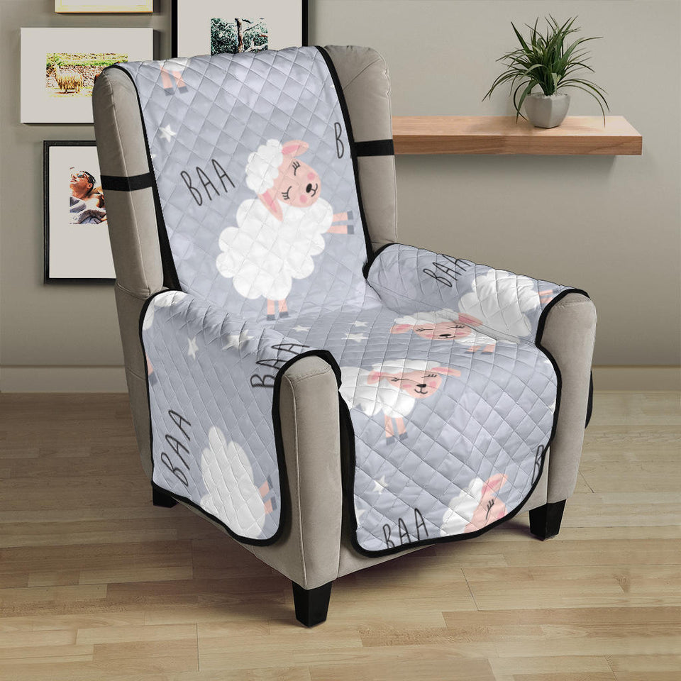 Sweet dreams sheep pattern Chair Cover Protector