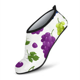 Grape Pattern Aqua Shoes