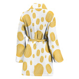 Potato Chips Pattern Print Design 03 Women's Bathrobe