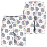 Hedgehog Pattern Print Design 04 Men Shorts