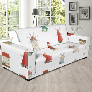 Windmill Design Pattern Sofa Slipcover