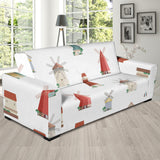 Windmill Design Pattern Sofa Slipcover