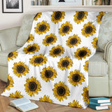 Sunflowers Design Pattern Premium Blanket