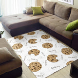 Sketch Style Cookie Pattern Area Rug