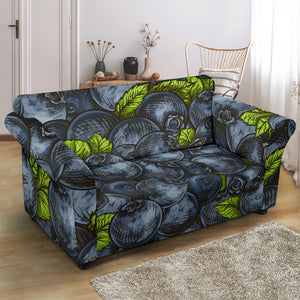 Blueberry Pattern Loveseat Couch Slipcover