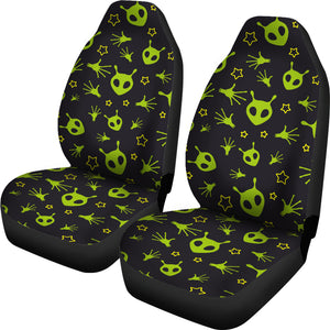 Alien Pattern Print Design 02 Universal Fit Car Seat Covers