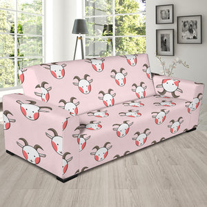 Cute Goat Pattern Sofa Slipcover