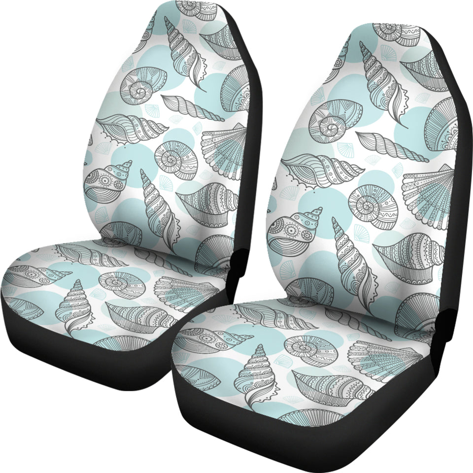 Shell Polynesian Tribal   Universal Fit Car Seat Covers