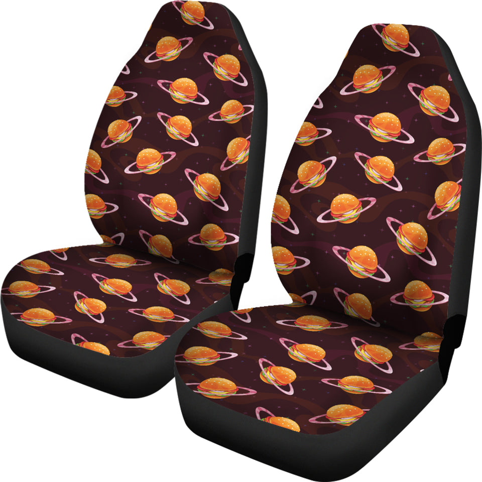 Hamburger Pattern Print Design 05 Universal Fit Car Seat Covers
