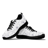 Math Pattern Print Design 03 Sneakers Pillow