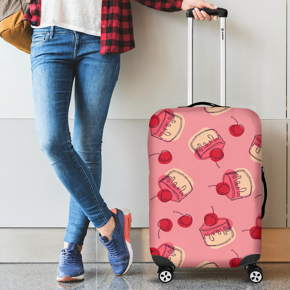 Cake Cherry Pattern Luggage Covers