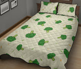 Broccoli pattern Quilt Bed Set