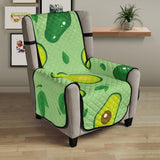 Avocado pattern green background Chair Cover Protector
