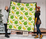 Durian Pattern Premium Quilt