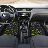 Alien Pattern Print Design 02 Front and Back Car Mats