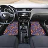 Clown Fish Pattern Print Design 04 Front Car Mats