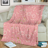 Bicycle Pattern Print Design 02 Premium Blanket