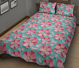 3D sakura cherry blossom pattern Quilt Bed Set