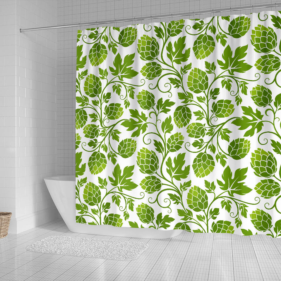 Hop Design Pattern Shower Curtain Fulfilled In US