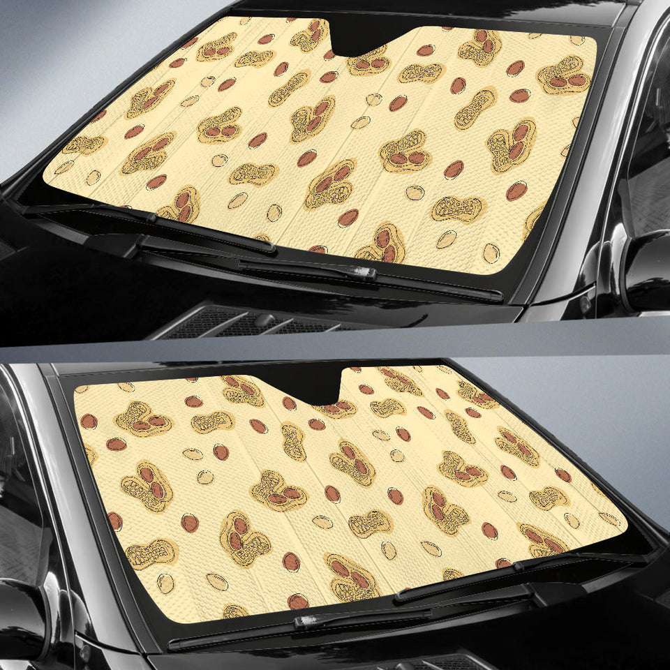 Peanuts Design Pattern Car Sun Shade