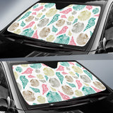Colorful Shell Pattern Car Sun Shade