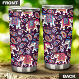 Elephant Indian Style Ornament Pattern Tumbler