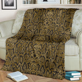 Snake Skin Pattern Premium Blanket