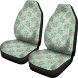 Hippopotamus Pattern Print Design 02 Universal Fit Car Seat Covers