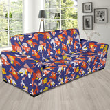 Goldfish Pattern Print Design 04 Sofa Slipcover