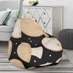 Champignon Mushroom Pattern Bean Bag Cover
