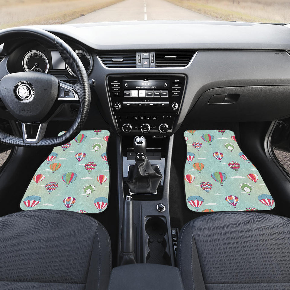 Hot Air Balloon Design Pattern Front Car Mats