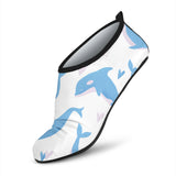 Blue Whale Pattern Aqua Shoes