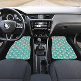 Pig Pattern Print Design 01 Front Car Mats