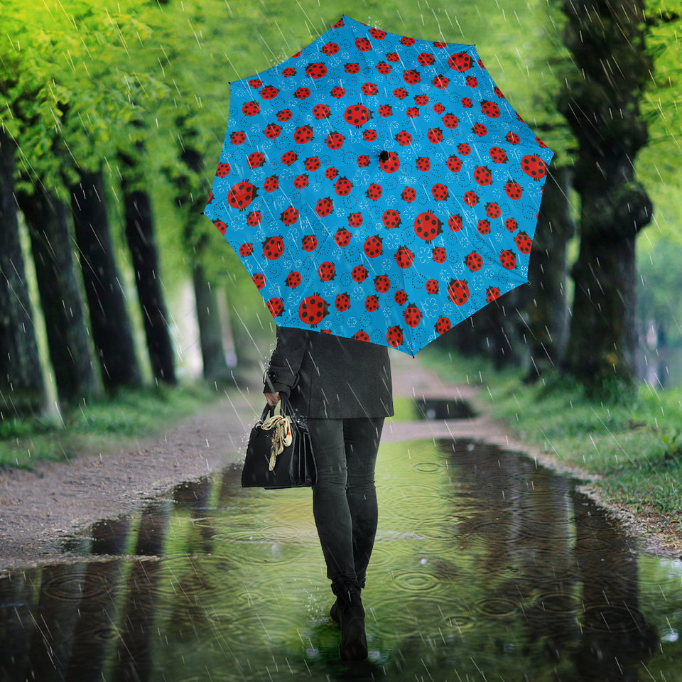 Ladybug Pattern Print Design 02 Umbrella
