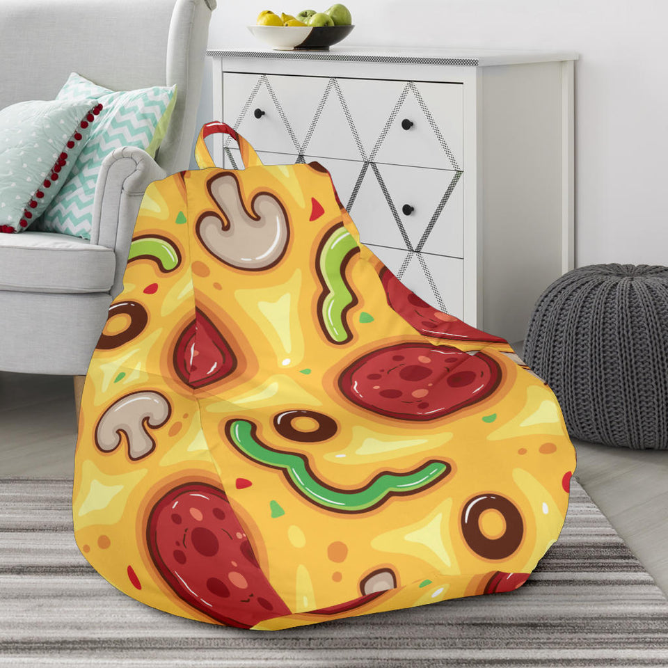 Pizza Texture Pattern Bean Bag Cover