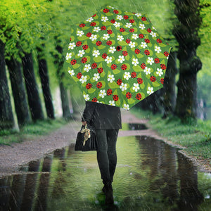Ladybug Pattern Print Design 01 Umbrella