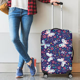 Colorful Butterfly Flower Pattern.Eps Cabin Suitcases Luggages