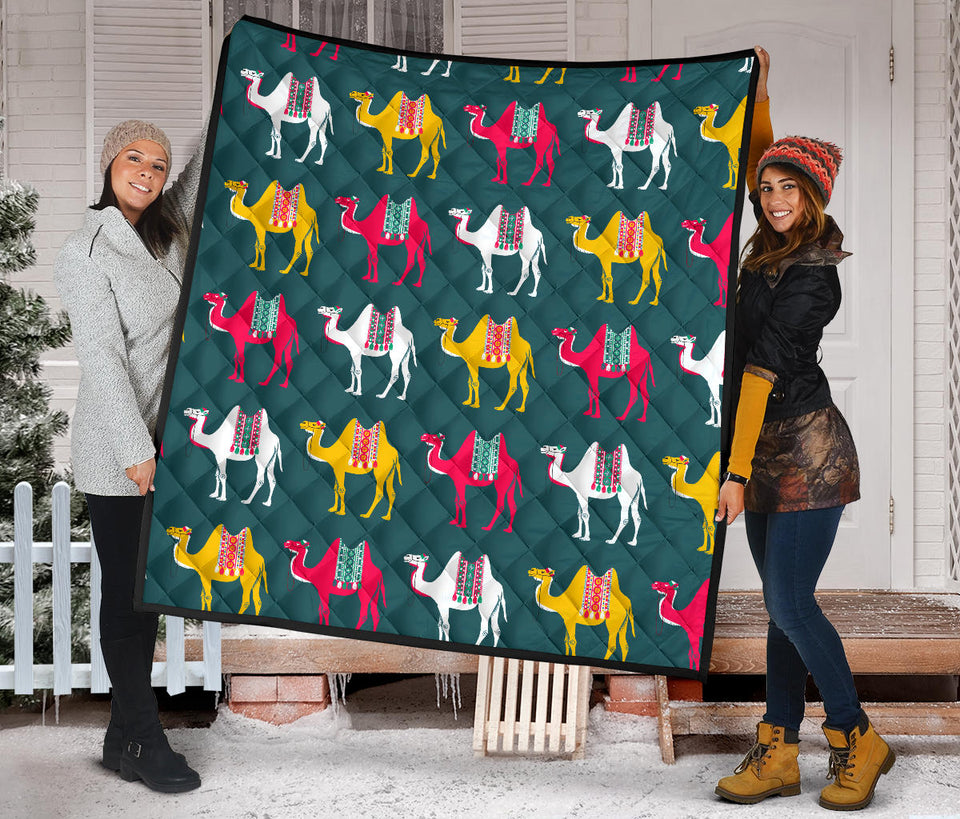 Camel Pattern Premium Quilt