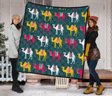 Camel Pattern Premium Quilt