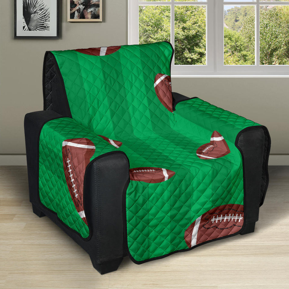 American football ball field background Recliner Cover Protector