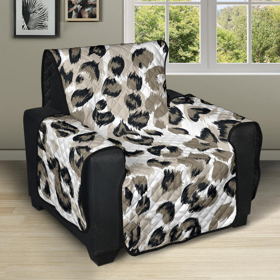 Leopard skin print pattern Recliner Cover Protector