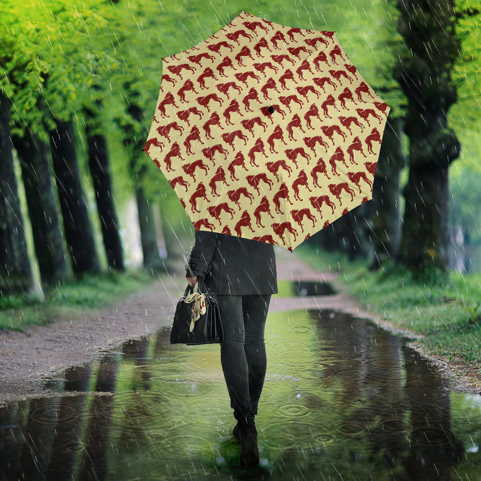 Greyhound Pattern Print Design 04 Umbrella