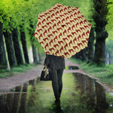 Greyhound Pattern Print Design 04 Umbrella