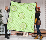 Cucumber Pattern Premium Quilt
